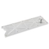 Holley LS Valley Covers 241-367 Lifter Plates, Valley, Billet Aluminum, Trussed with Oil Fill, Natural Finish, 10-Bolt Pattern, Chevy, LS, 5.7L, Each thumbnail 6