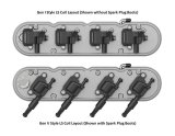 Holley Aluminum LS Valve Covers 241-175 Covers, LS, Center and Perimeter Bolt, Tall, Chevy Logo, Cast Aluminum, Natural Finish, Two-Piece, Chevy, LS, 4.8-7.0L, Pair thumbnail 2
