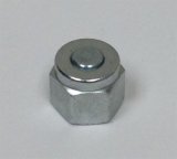 Holley EGT Caps 543-164 Data Acquisition Components, Cap, Stainless Steel, 1/4 in., 8-piece, Set thumbnail 1