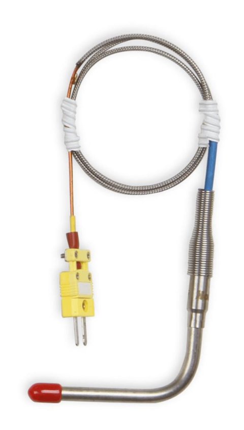 Holley EGT Probes 554-177 Data Acquisition Components, EFI, Probe, 90 Degree, Open End Tip, 27.5 in Harness, 1/4 in. Probe, Stainless Wire Cover, Each