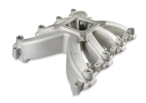 Holley EFI LS Single Plane Mid-Rise Intake Manifolds 300-269 Manifolds, EFI, LS, Plane, Mid-Rise, Rectangular Port Head, Raised, 2,500-7,000 RPM Range, Aluminum, Satin Finish, Chevy, LS, 7.0L, Each