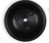 Holley Replacement Crankshaft Pulleys 97-317 Pulleys, Replacement, Serpentine Style, 7.88 in. OD, 6-Groove, Steel, Black, for Mid-Mount Accessory Drive Only, Chevy, 4.3-6.6L, Each thumbnail 1