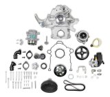 Holley Mid-Mount Complete Accessory Systems 20-290 Drive Systems, Gen III, Hemi, System, Natural Finish, Serpentine, A/C, P/S, Water Pump, Hardware, Chrysler, Dodge, 5.7L, 6.2L, Kit thumbnail 7