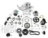 Holley Mid-Mount Complete Accessory Systems 20-293 Drive Systems, Mid-Mount, Gen III, Hemi, VVT, Serpentine, 6-groove, Alternator, Power Steering, AC, Water Pump, Belts, Black Finish, Kit thumbnail 2