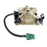 Holley Terminator X Stealth 4150 2X4 EFI Fuel Injection Systems 550-1076 Systems, X, 4150, 2x4 EFI, Eight Injector, Dual Throttle Body, Speed Density, Aluminum, Gold, Tunable, Kit thumbnail 5