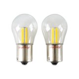 Holley RetroBright LED Light Bulbs HLED05 Bulbs, RetroBright, LED, 1156 Style, Classic White, 3,000K, 580 Lumens, Turn Signal, Bulbs, Pair thumbnail 1