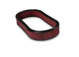 Holley Replacement Air Filter Elements 120-409 Elements, Oval, Red, Cotton Gauze, 2.5 in. Height, 17 in. Length, 9 in. Width, Each thumbnail 2