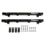 Holley EFI Fuel Rails 534-269 Rails, EFI, Aluminum, Black, 3/4 in.-16, O-ring Inlet, Fitting, Hardware Included, f0r Lo-Ram, Ultra Lo-Ram Intake, Chevy, 5.3L, 6.2L, Kit thumbnail 2