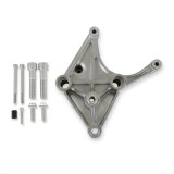 Holley Air Conditioner Brackets 97-403 Brackets, Replacement, Bracket, Sanden SD7 Compressor, Aluminum, Natural, for High-Mount Accessory Drive, Ford, 7.3L Godzilla, Each thumbnail 5