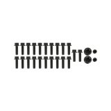 Holley Intake Manifold Hardware Kits 300-927BK Kits, Bolts, Plenum Top, Installation, Black, with Plugs, for Coyote Hi-Ram, Lo-Ram, Intakes, Ford, 5.0L, Kit thumbnail 1