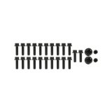 Holley Intake Manifold Hardware Kits 300-927BK Kits, Bolts, Plenum Top, Installation, Black, with Plugs, for Coyote Hi-Ram, Lo-Ram, Intakes, Ford, 5.0L, Kit thumbnail 4