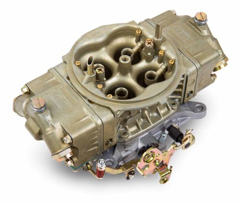 Holley 4150 Classic HP 950 CFM 4-Barrel Carburetor 0-80496-2 Carburetors, Model 4150, HP, cfm, 4-barrel, Square Bore, Mechanical Secondaries, Dual Inlet, Gold Dichromate, Each