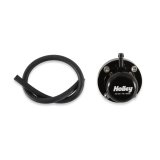 Holley EFI Fuel Pulse Dampers 12-1004 System Dampers, Billet Aluminum, Black Anodized, 40-100 psi, -6 AN Male Threads Inlet/Outlet, Extended Range, Each thumbnail 7