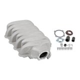 Holley Ford 7.3L Godzilla Low-Profile Intake Manifolds 300-900 Manifolds, EFI, Low Profile, Multi-port, 92mm Bore, Aluminum, Balck Finish, Ford, 7.3L, Each thumbnail 1