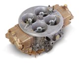 Holley 4500 Dominator Carburetors 0-80532-1 Carburetors, Model 4500, Dominator, 1,250 cfm, 4-Barrel, Mechanical Secondaries, Gold Dichromate, Annular Booster, Universal Linkage, 3-Circuit, Each thumbnail 3