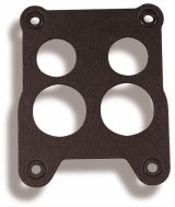 Holley Carburetor Base Plate Gaskets 108-25 Gaskets, Plate, Mounting, 4-Barrel, Spread Bore, 4-Hole, 0.250 in. Thick, Paper, Model 4165, 4175, Each thumbnail 1