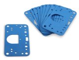 Holley Carburetor Metering Block Gaskets 1008-1907-1 Gaskets, Block, Rubber, Blue, 10 Pack, for Models 2300, 2305, 4150, 4160, 4500, Set thumbnail 1