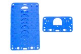 Holley Carburetor Metering Block Gaskets 1008-1907-1 Gaskets, Block, Rubber, Blue, 10 Pack, for Models 2300, 2305, 4150, 4160, 4500, Set thumbnail 2