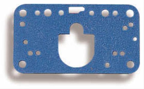 Holley Blue Non-Stick Carburetor Metering Block Gaskets 108-91-2 Gaskets, Block, Rubber, Blue, Non-Stick, Model 2300, 4150, 4160, 4165, 4175, No Accelerator Pump Transfer Tube, Pair