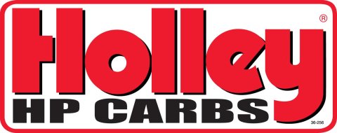 Holley Decals 36-256 Decals, Vinyl, Adhesive Back, Red, White, Black, HP Carbs Logo, Each