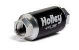 Holley HP Billet Fuel Filters 162-550 Filters, Inline, Aluminum, Paper Material, 10 Microns, 100 gph, 3/8 in, NPT Female Threads, Each thumbnail 5