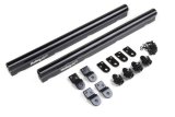 Holley EFI Fuel Rails 534-209 Rails, EFI, LS Hi-Flow, Aluminum, Black Finish, -8 AN O-ring Inlet, Brackets, Fittings, Hardware, for Stock Intake, Chevy, 4.8-6.2L, Kit thumbnail 3