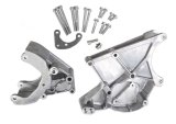 Holley LS Engine Accessory Drive Kits 20-131 Bracket Kits, for R4 Compressor, Aluminum, Natural, Chevy, Small Block LS, Kit thumbnail 2
