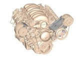 Holley LS Engine Accessory Drive Kits 20-131 Bracket Kits, for R4 Compressor, Aluminum, Natural, Chevy, Small Block LS, Kit thumbnail 7