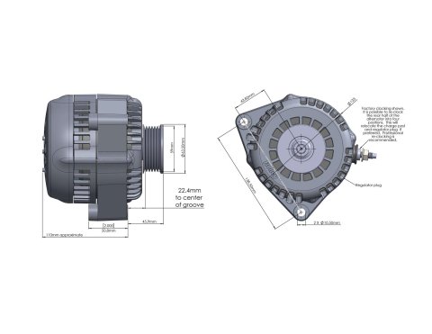 Holley Premium Alternators 197-302 Alternators, Premium, OE Style, Cast Aluminum, Natural Finish, 150 amps, 12V, Internal Regulator, Serpentine Pulley, Chevy, 4.8-7.0L, Each