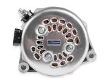Holley Premium Alternators 197-302 Alternators, Premium, OE Style, Cast Aluminum, Natural Finish, 150 amps, 12V, Internal Regulator, Serpentine Pulley, Chevy, 4.8-7.0L, Each thumbnail 4