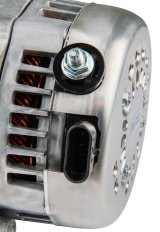 Holley Premium Alternators 197-302 Alternators, Premium, OE Style, Cast Aluminum, Natural Finish, 150 amps, 12V, Internal Regulator, Serpentine Pulley, Chevy, 4.8-7.0L, Each thumbnail 5