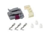 Holley Wiring Harness Connectors 570-217 Weatherproof Connectors, EFI, LS MAP/CPS Connector, Main Harness, Metripack, 3-pin Female, Gray Plastic, with Pins, Seals, TPA, Each thumbnail 1