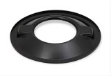 Holley 4500 Drop Base Air Cleaner Assemblies 120-4635 Cleaners, 16 in. Round, 7.50 in. Horn, Dropped Base, Steel, Black Satin, Paper Filter, White, 3 in. Tall, fits Model 4500, Each thumbnail 2