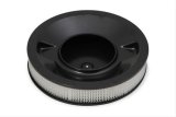 Holley 4500 Drop Base Air Cleaner Assemblies 120-4635 Cleaners, 16 in. Round, 7.50 in. Horn, Dropped Base, Steel, Black Satin, Paper Filter, White, 3 in. Tall, fits Model 4500, Each thumbnail 5