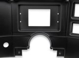 Holley EFI 7 in. Dash Bezels 553-309 Panels, EFI, 7.00 Bezel, With Air Conditioning, 5/32 Thick, Plastic, Black Matte Finish, Chevy, GMC, Each thumbnail 4