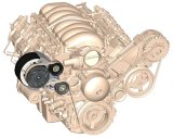 Holley LS Engine Swap Accessory Drive Systems 20-140BK Systems, Swap, Serpentine, Black Air Conditioning Pulley, Compressor, Tensioner, Chevrolet, Small Block LS, Kit thumbnail 7