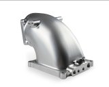 Holley Throttle Body Intake Elbows 300-253 Elbow, 105mm Bore Size, 4500 to LS1, Aluminum, Natural, 6.30 in. Height, Each thumbnail 2
