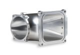 Holley Throttle Body Intake Elbows 300-253 Elbow, 105mm Bore Size, 4500 to LS1, Aluminum, Natural, 6.30 in. Height, Each thumbnail 5