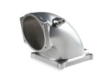Holley Throttle Body Intake Elbows 300-253 Elbow, 105mm Bore Size, 4500 to LS1, Aluminum, Natural, 6.30 in. Height, Each thumbnail 9