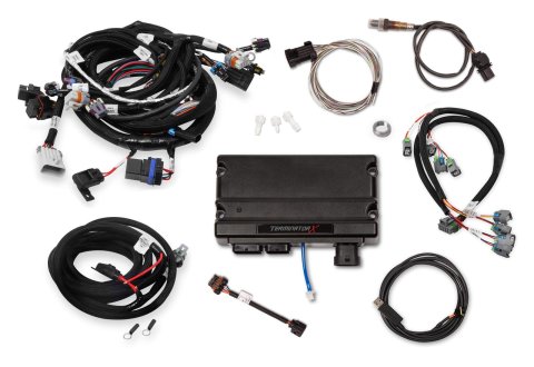 Holley Terminator X Engine Management Systems 550-905T Systems, X, Up to 8-Injectors, 8-Coil, Analog, CANBUS, Sensors, USB Tuning Cable, Chevy, 4.8-6.2L, 4x Cam, 58x Crank, Kit