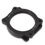 Holley Throttle Body Angle Adapters 717-16 Adapters, Holley, Correcting Adapter, 95mm Bore, Aluminum, Black, Chevy, Gen V LT/ LS, 4.8-7.0L, with Accessory Drive, Each thumbnail 2