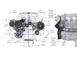 Holley Mid-Mount Complete Accessory Systems 20-221BK Drive Systems, LT Mid-Mount, Dry Sump, Serpentine, Alternator, Water Pump, Power Steering, A/C, Black Finish, Chevy, Gen V, 6.2L, Kit thumbnail 3