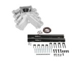 Holley EFI LS Single Plane Split-Design Race Intake Manifolds 300-294 Manifolds, Split Design EFI, Plane, Aluminum, Natural, 4500 Dominator, Chevrolet, LS1, LS2, LS6, Kit thumbnail 1