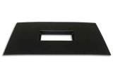 Holley EFI 6.86 in. Pro Dash Bezels 553-359 Panels, EFI, Bezel, ABS Plastic, Black Finish, 12 Tall, 21 Wide, Trim-to-Fit, Each thumbnail 1