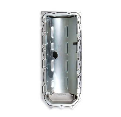 Holley Gen III Hemi Retrofit Oil Pans 302-61 Pans, Hemi, RetroFit, Wet Sump, Center, 6 Quart, Dipstick Compatible, Cast Aluminum, Natural, Chrysler, Dodge, Plymouth, 345ci, 392ci,