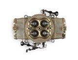 Holley 4150 Classic HP 830 CFM 4-Barrel Carburetor 0-80509-2 Carburetors, Model 4150, HP, cfm, 4-barrel, Square Bore, Mechanical Secondaries, Dual Inlet, Gold Finish, Down-leg Booster, Each thumbnail 4
