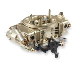 Holley 4150 Classic HP 830 CFM 4-Barrel Carburetor 0-80509-2 Carburetors, Model 4150, HP, cfm, 4-barrel, Square Bore, Mechanical Secondaries, Dual Inlet, Gold Finish, Down-leg Booster, Each thumbnail 5