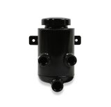 Holley Power Steering Remote Reservoirs 198-212 Reservoirs, Style, -8 AN Inlet, Female O-ring, -10 AN Outlet, Male Thread, Aluminum, Black, with Fittings, Each thumbnail 8