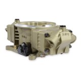 Holley Terminator X Stealth 4150 EFI Throttle Bodies 534-309 Bodies, X, EFI, Cable Actuation, Air Valve, for MPFI Manifolds, Cast Aluminum, Gold Finish, GM TPS Sensor, Each thumbnail 8