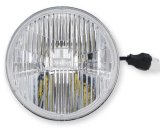 Holley RetroBright LED Headlights LFRB146 Headlight Conversion, RetroBright, Style, Sealed Beam, 5.75 in. Round Housing, Modern White, High Beam Only, 5,700K Bulb, Each thumbnail 1